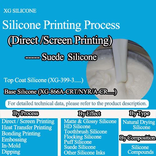 Suede Silikon za neposredno tiskanje na blago spodnjega perila